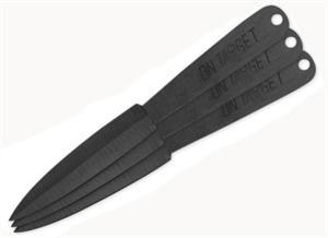 On Target Triple Throwing Knife Set